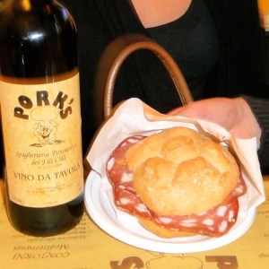 FLORENCE, ITALY / PORK'S AT SAN LORENZO CENTRAL MARKET