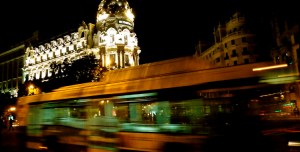 MADRID, SPAIN / STREET CAR