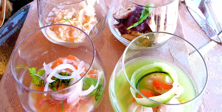 VALPARAISO, ITALY / CHEVICHE SAMPLER