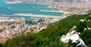 GIBRALTAR / RUNWAY BORDER WITH SPAIN